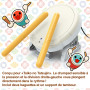 HORI Contrôleur Tambour Taiko - Taiko no Tatsujin pour PlayStation®5, PlayStation®4 et Windows 10/11 avec licences officielles S