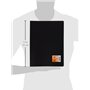 OXFORD Protège-Documents Initial A4 80 vues / 40 Pochettes Couverture Polypro Noir
