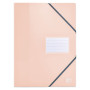 OXFORD Lot de 10 Protège-Documents avec Elastique School Life A4 160 vues / 80 Pochettes Couverture Polypro Coloris Pastels Asso