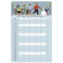 DRAEGER PARIS 1886 - Calendrier Familial 2024-2025 - 16 Mois - 28,5x28 cm - Organisation Hebdomadaire - 5 Colonnes - Menus & Cou