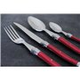 Laguiole Production - Ménagère 24 pièces - Set de Couverts de Table Acier INOX et ABS pour 6 Personnes - Présentation Coffret Ca