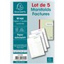 Exacompta - Réf. 13279E - 1 Manifold FACTURES - 50 feuillets numérotés et autocopiants - triplicatas (1 original + 2 copies) - f