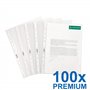 Exacompta - Réf. 5900E - Boîte de 100 pochettes perforées en Polypropylène lisse haute résistance - Epaisseur 9/100ème - Perfora
