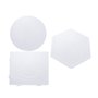 Exceart Lot de 3 perles à repasser - En plastique - Forme carrée - Forme hexagonale - Pour enfants et adultes