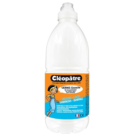 CLEOPATRE- Vernis Gouache Brillant format de 1 kg Multi support