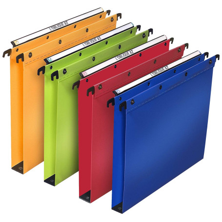 L'oblique A-Z Poly pro Ultimate Lot de 10 Dossiers Suspendus pour Tiroir Fond 30 mm