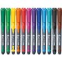 Maped Custom - Marqueur permanent fin pochette de 12 - Couleurs assorities - Pointe fine 2mm - Multi surface