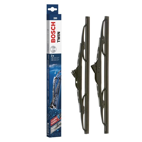 Bosch Balais d'Essuie–Glace Plats Conventionnel Twin 280