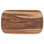 Tefal Jamie Oliver K26810 Planche à découper en bois d'acacia certifié FSC avec rainure pratique pour couper les aliments Marron