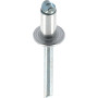 Restagraf - Rivet Tête Large Aluminium & Tige Acier - Compatible avec Citroën