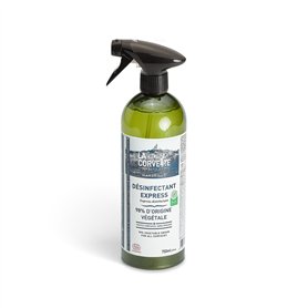 La Corvette - Spray Désinfectant Express - Actif en 1 min - 98% Origine Végétale - 750ml - ECOCERT Ecodétergent