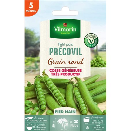 Vilmorin Pois Precovil Création sachet série 5m