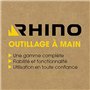 RHINO - Mini pince à bec long 150 mm - Fabriqué en Acier haute qualité - Idéal pour du travail dans des petits espaces - Longueu