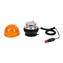OROK - Gyroflash, gyrophare orange - Gyrophare magnétique bi-voltage - 12/24V LED - Branchement par prise allume cigare - Caboch