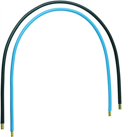 Jeu 2 conducteurs 16 mm² bleu + noir