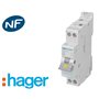Disjoncteur 20 A P+N HAGER VIS MFN720