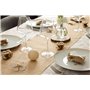 La Cordeline Chemin De Table Toile de Jute Naturel 30cm x 5m Bords Cousus pour Mariage, décoration, fêtes