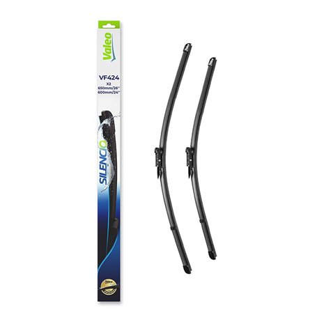 VALEO Silencio Essuie-glace - VF324 - Kit de Balais d'Essuie-glace Plat d'Origine de Haute performance