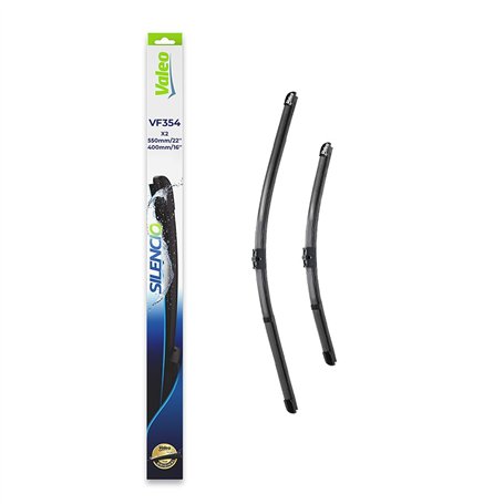 Valeo Silencio Essuie-glace - VF354 - Un Kit d'Essuie-glaces Plats d'Origine de Haute performance