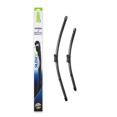 VALEO Silencio Essuie-glace - VF824 - Kit de Balais d'Essuie-glace Plat d'Origine de Haute performance