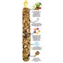 Aime Baguettes aux Fruits/Noix pour Perroquets/Friandises pour Oiseaux/2 Baguettes XXL