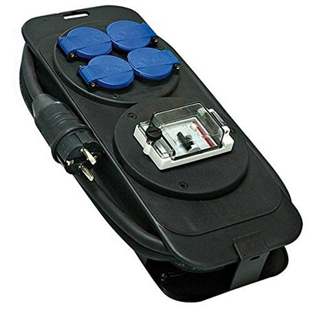 Brennenstuhl Coffret de chantier avec 4 prises à clapet