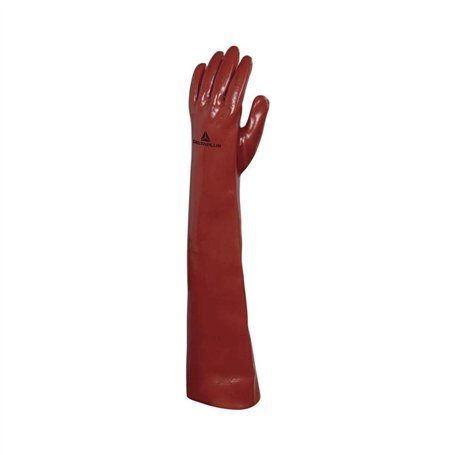 Delta Plus – Gant PVC Mastic longueur 60 cm rouge taille 10