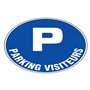 Panneau Parking visiteurs - Rigide Ø300mm - 4061290