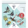 Clairefontaine 95366C - Un kit origami de 60 feuilles 70g/m² (10x10cm - 15x15cm - 20x20cm)