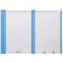 L'Oblique AZ Sachet de 10 planches d'étiquettes pour dossiers armoire Bleu