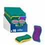 Éponges réutilisables Spontex Flex & Wash | Éponge Microfibre Double Face pour essuyer et frotter | Produits de Nettoyage pour l