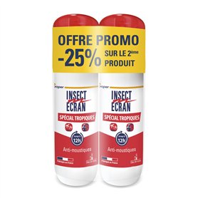 INSECT ECRAN - Anti-moustiques - Spray répulsif peau - protection contre les piqûres de moustiques - Made in France - Spécial Tr
