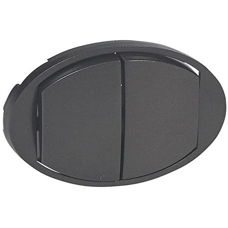 Legrand 067902 Enjoliveur Large Céliane pour Double Interrupteur