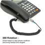 pivotant à 360 ° Cordon téléphonique Démêlant, Lot de 3 clair/noir Dragontrading®