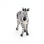 Papo- Zèbre mâle LA Vie Sauvage Figurine, 50249, Multicolore