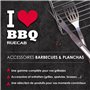 RUECAB - Plaques de Cuisson pour Barbecue, Paniers de Cuisson pour Barbecue - Lot de 3 Plats de Cuisson pour Barbecue à Charbon/