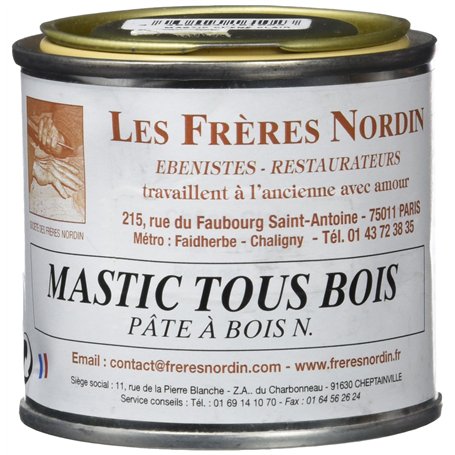 Les Frères Nordin 416102 Mastic à Bois Pro Chêne Clair