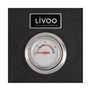 Livoo – Four a pizza pour barbecue GS149 – thermomètre intégré, 33.5 x 27.5 cm, pelle a pizza incluse