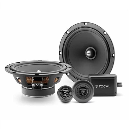 Focal 1 kit 2 Voies Auditor ASE-165 ASE165 6.5" 165 mm 16.5 cm 60 Watt rms 120 Watt Max avec 2 woofers 2 tweeters 2 Crossover 4