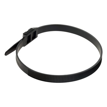 Lot de 25 colliers de câblage 9x 260mm - Noir - Zenitech