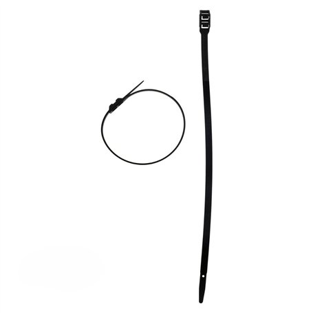 Lot de 50 colliers de câblage 9x 350mm - Noir - Zenitech