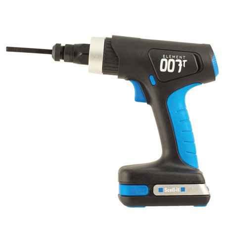 SCELL-IT PNA10093 Outil de Pose 1 Batterie 18V 2Ah Cheville Corps Creux sans vis M4-M8-E-007-T-1XBAT