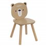 Atmosphera - Chaise Enfant Ourson Douceur Bois Naturel