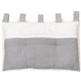 Tete de lit - TODAY - CHARME - Chambray x Slub Capucine - 45 x 70 cm