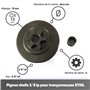 GREENSTAR - Pignon Etoile 3/8 Lp 6 Dents - Kit Pignon Démarrage Avec Roulement - Pour Tronçonneuse - Adaptable Modèles STIHL 020