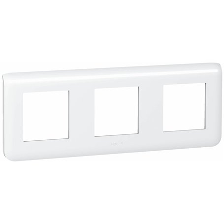 Legrand LEG78806 Plaque programme mosaïque 3 x 2 modules horizontal Blanc