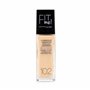 Maybelline New York Fond de teint Fair Ivoire F18 - Pour peaux impeccables - Tous types de peau - N°102 Fair Ivoire - 30 ml