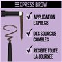 Maybelline New York - Crayon à Sourcils - Express Brow Satin Duo Crayon et Poudre - Teinte : Black Brown (05)