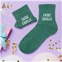Chaussettes paillettes courtes - Casse couille (taille unique 36-42)