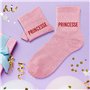 STC Chaussettes paillettes princesse rose